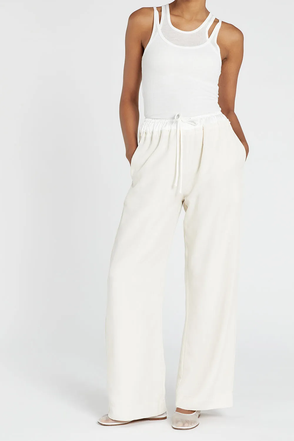 HARVEY CREAM SPLICED PANT sold by Dissh product image thumbnail 3