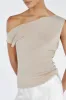 JUNIE NATURAL KNIT TOP sold by Dissh