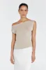 JUNIE NATURAL KNIT TOP sold by Dissh