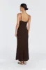 JOVIE CHOC SCOOP MAXI DRESS sold by Dissh