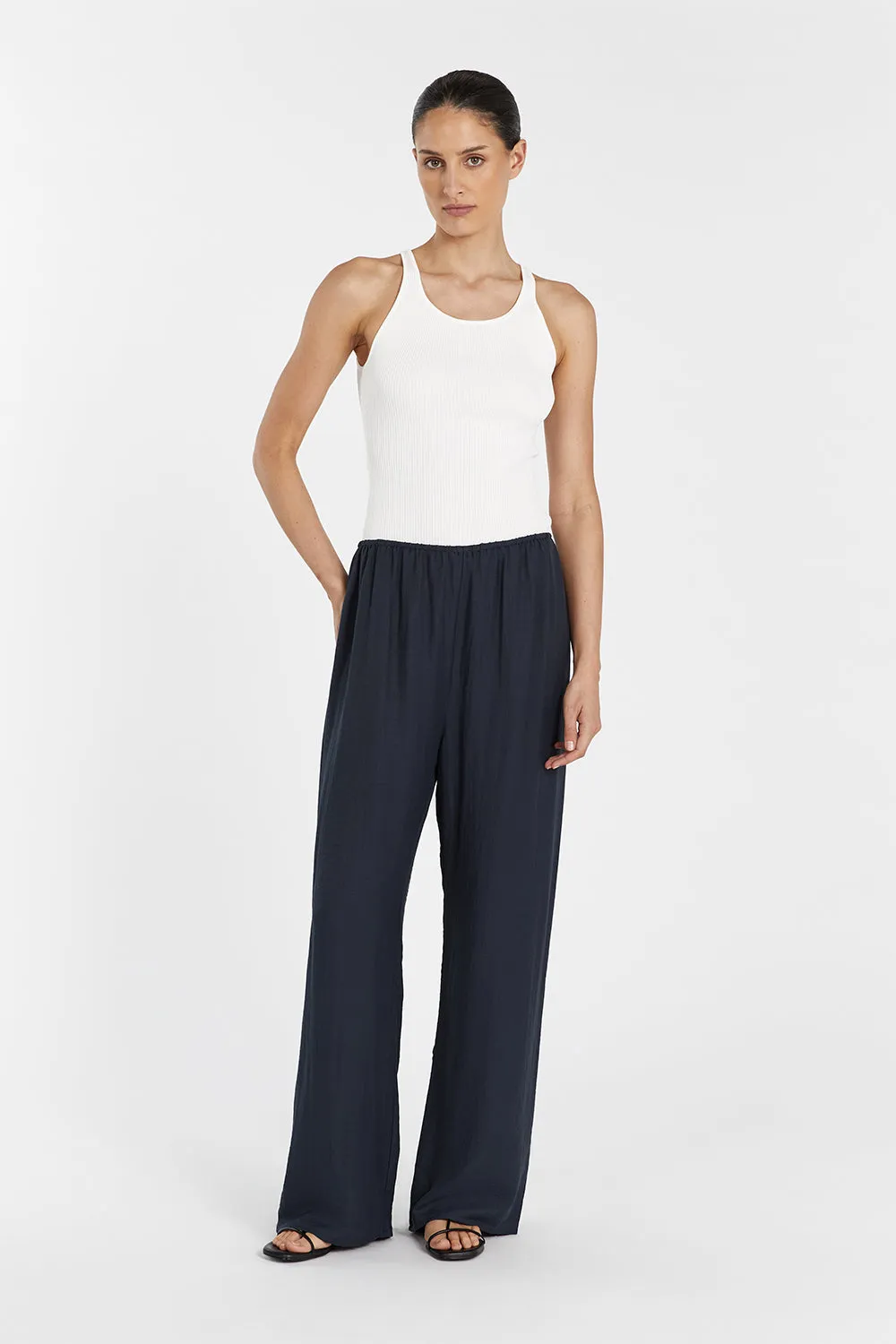 JOLIE SLATE MARLE DRAWSTRING PANT sold by Dissh product image thumbnail 2