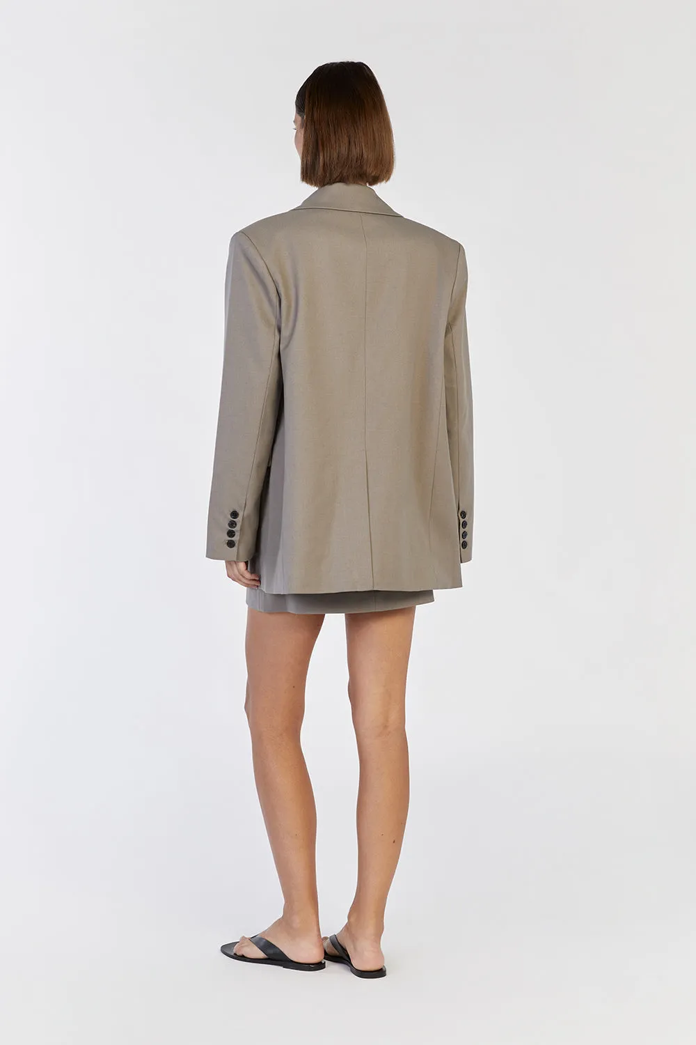 HARLEY SMOKE OVERSIZED BOYFRIEND BLAZER sold by Dissh product image thumbnail 4