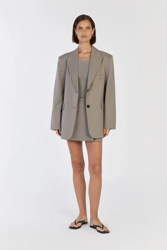 HARLEY SMOKE OVERSIZED BOYFRIEND BLAZER sold by Dissh