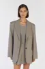 HARLEY SMOKE OVERSIZED BOYFRIEND BLAZER sold by Dissh