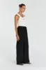 JASPER BLACK SILK COTTON PANT sold by Dissh