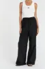 JASPER BLACK SILK COTTON PANT sold by Dissh