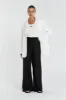 JASPER BLACK SILK COTTON PANT sold by Dissh