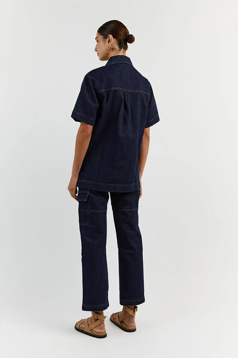 PIPER INDIGO DENIM JACKET sold by Dissh product image thumbnail 4