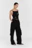 CORA BLACK SLEEVELESS KNIT TOP sold by Dissh