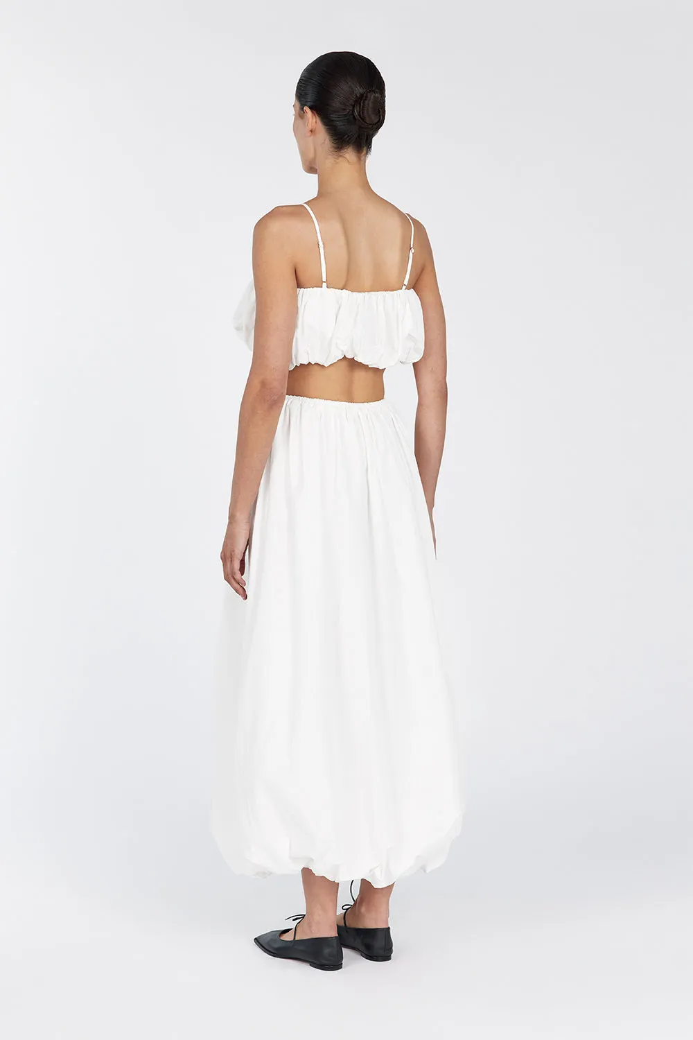 MONTY WHITE BUBBLE MIDI SKIRT sold by Dissh product image thumbnail 5