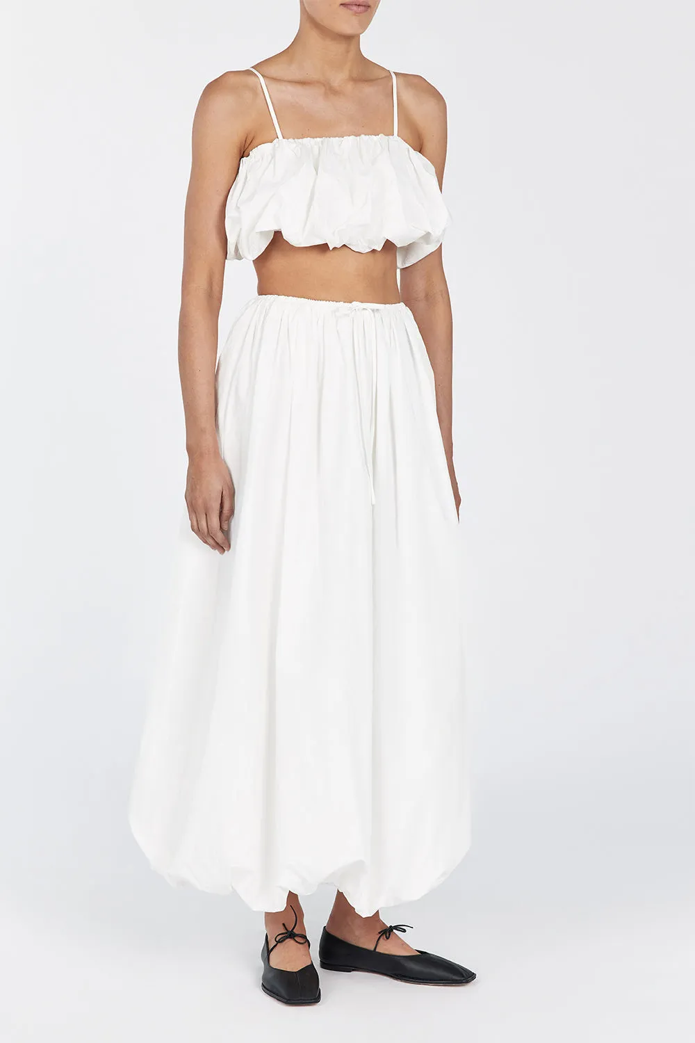 MONTY WHITE BUBBLE MIDI SKIRT sold by Dissh product image thumbnail 3