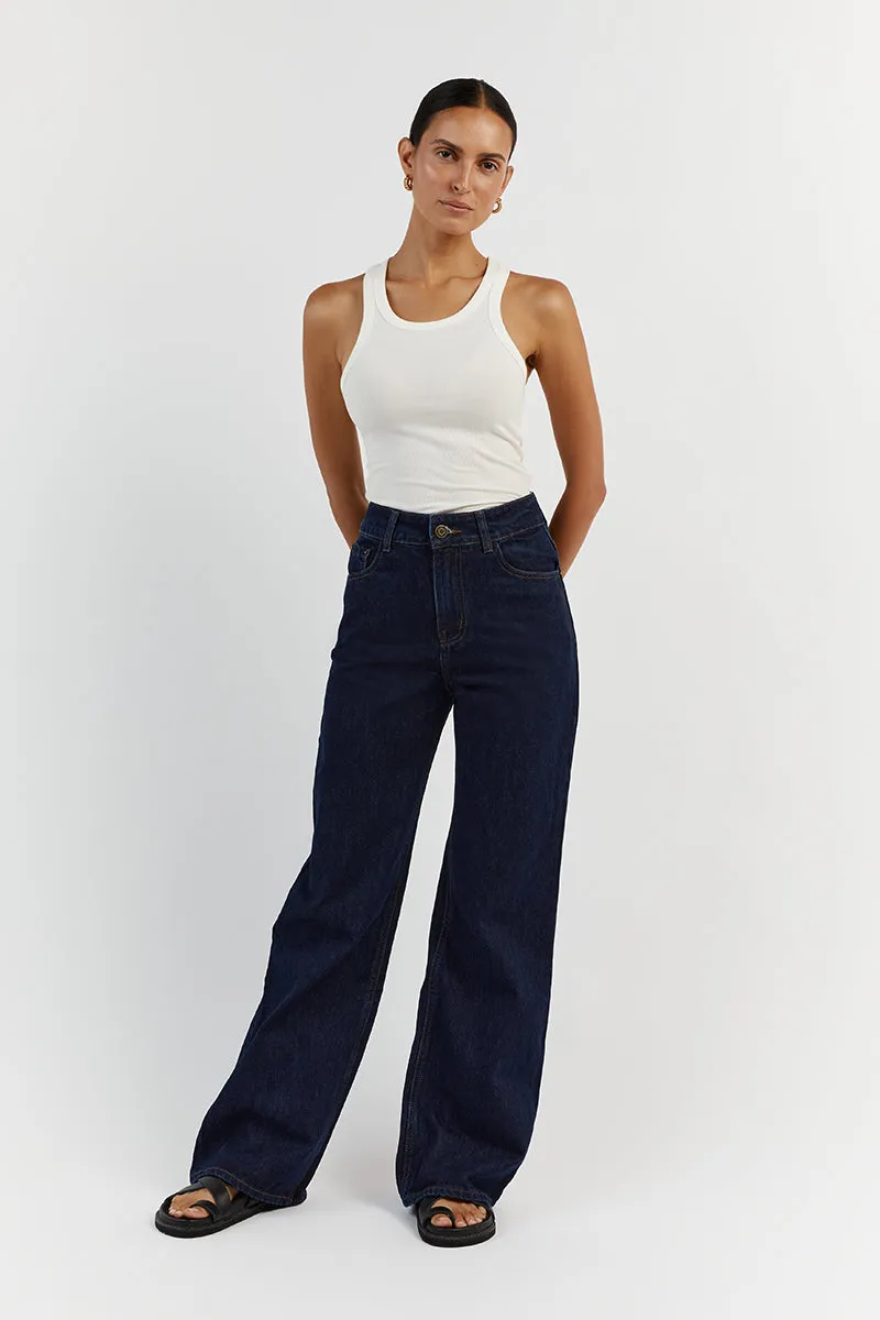 DEVIN INDIGO WIDE LEG DENIM JEAN sold by Dissh product image thumbnail 2