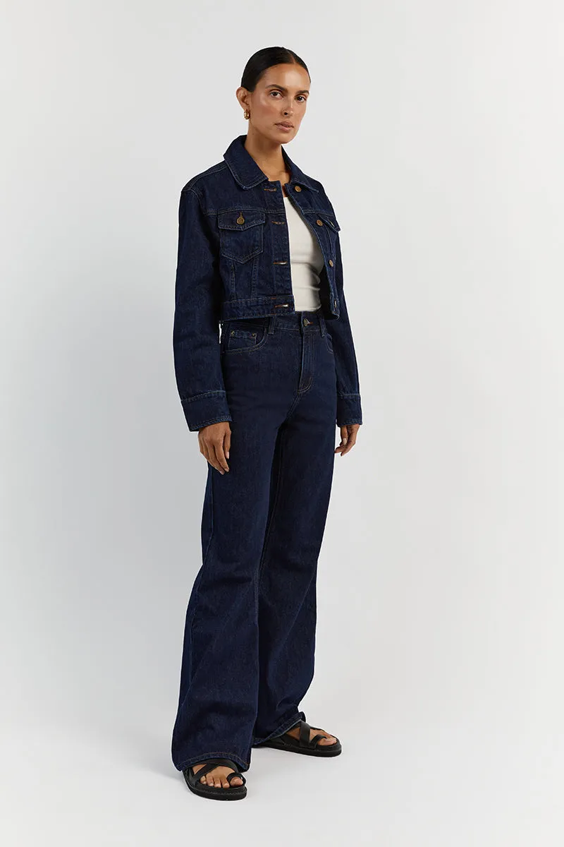 DEVIN INDIGO WIDE LEG DENIM JEAN sold by Dissh product image thumbnail 3