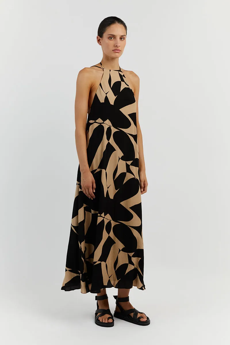MAPLE CAMEL SLIP MAXI DRESS sold by Dissh product image thumbnail 3