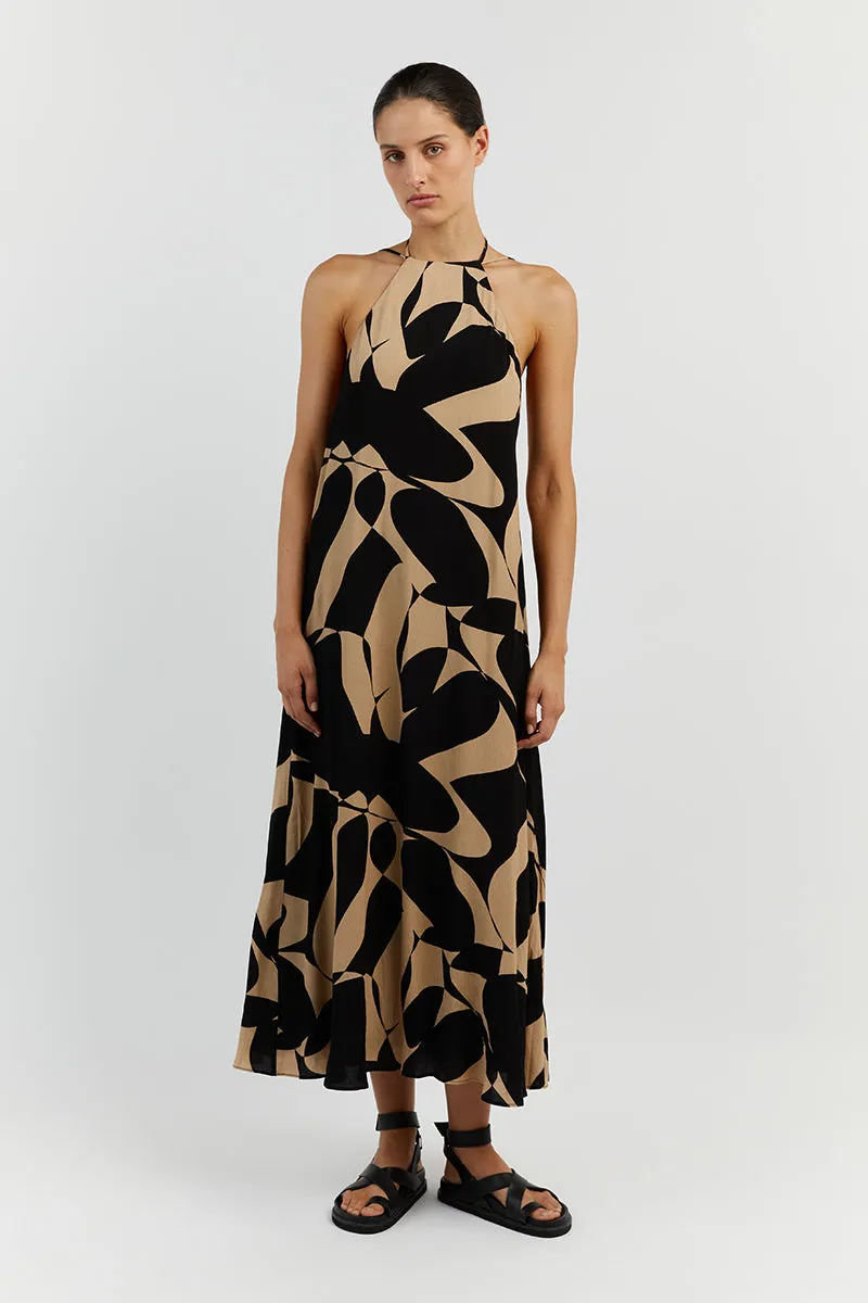 MAPLE CAMEL SLIP MAXI DRESS sold by Dissh product image thumbnail 2