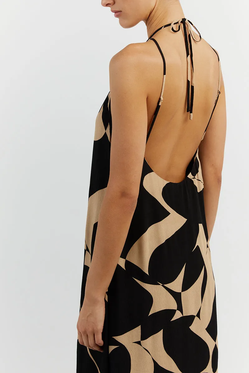 MAPLE CAMEL SLIP MAXI DRESS sold by Dissh product image thumbnail 5