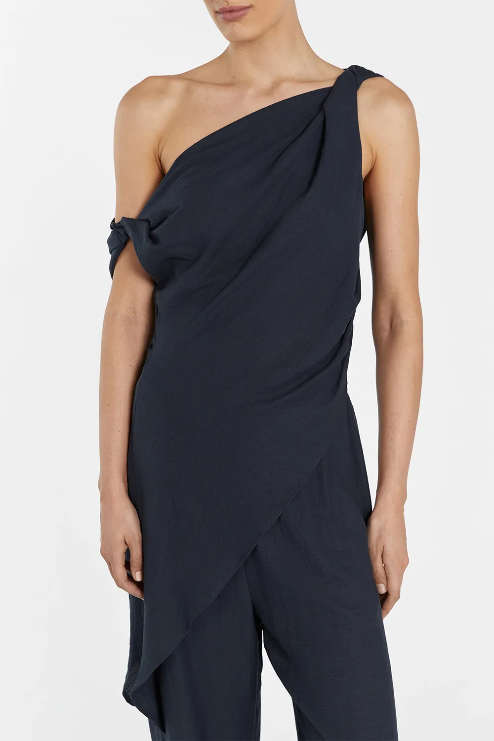 JOLIE SLATE MARLE ASYM TUNIC TOP sold by Dissh product image thumbnail 5