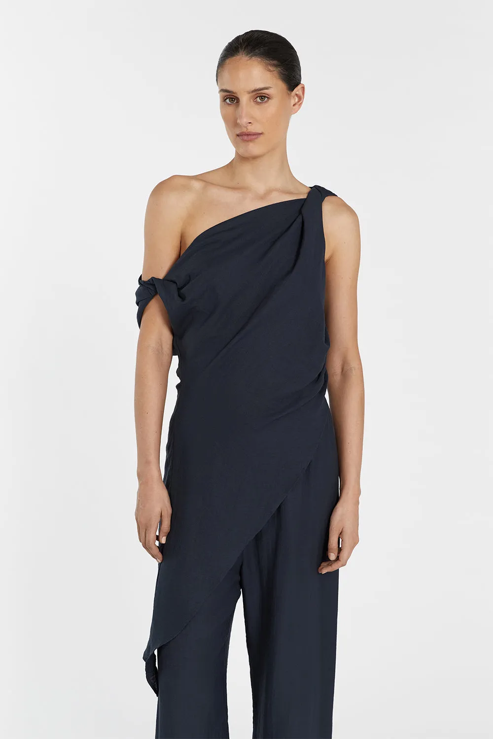 JOLIE SLATE MARLE ASYM TUNIC TOP sold by Dissh product image thumbnail 2