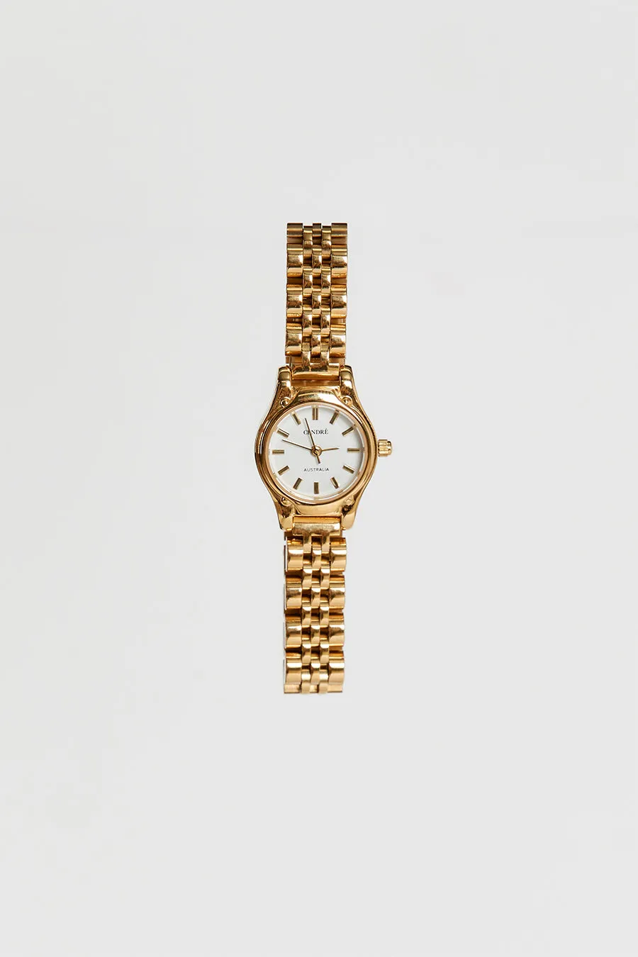 CENDRE ISOBEL WHITE & GOLD WATCH sold by Dissh