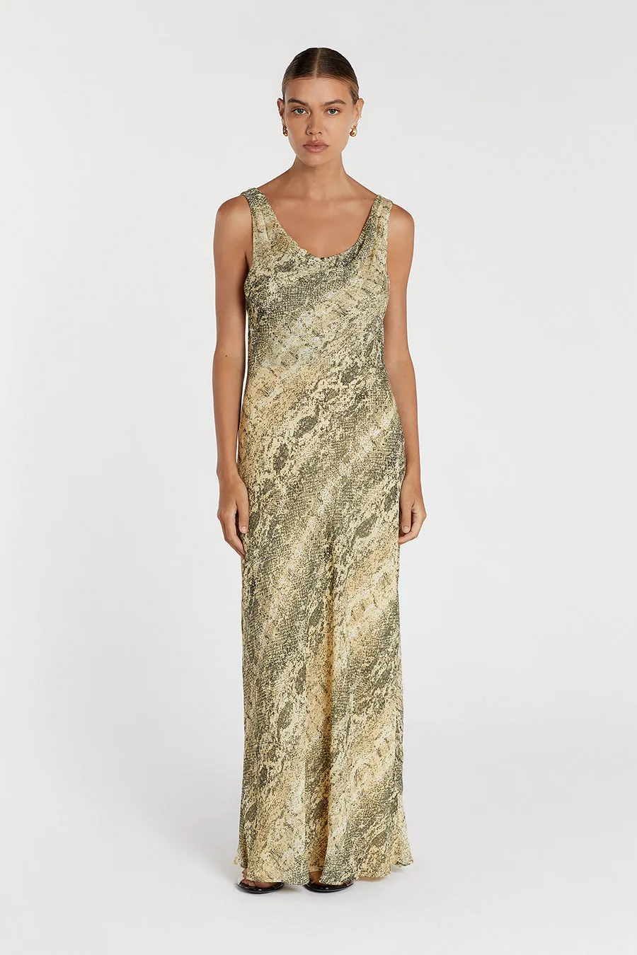 EMERSON COWL NECK MAXI DRESS sold by Dissh