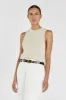 DION NATURAL BOUCLE CREW NECK TOP sold by Dissh