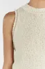 DION NATURAL BOUCLE CREW NECK TOP sold by Dissh