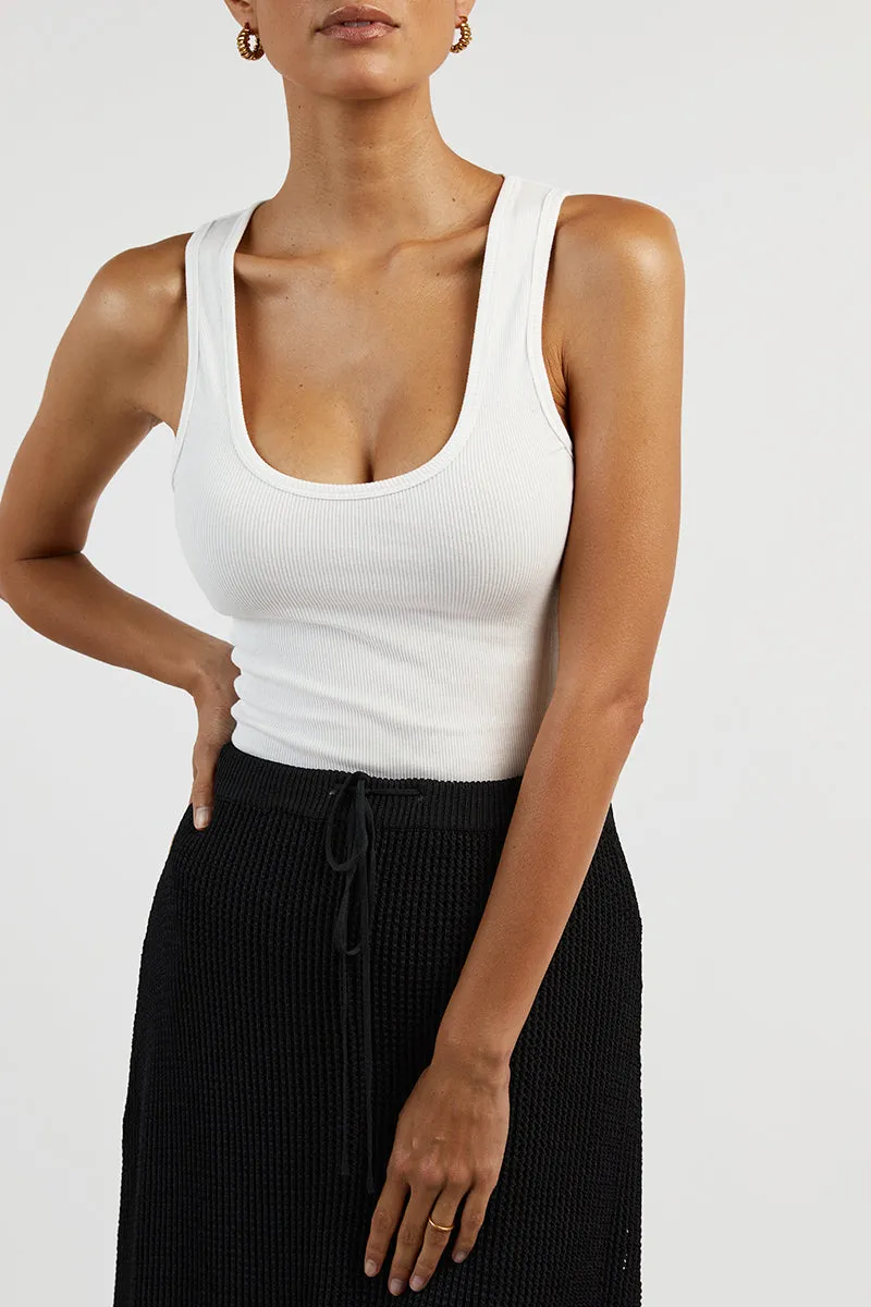 OPHELIA BLACK CROCHET MIDI SKIRT sold by Dissh product image thumbnail 5