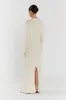 EMERY CREAM LONG SLEEVE MAXI DRESS sold by Dissh