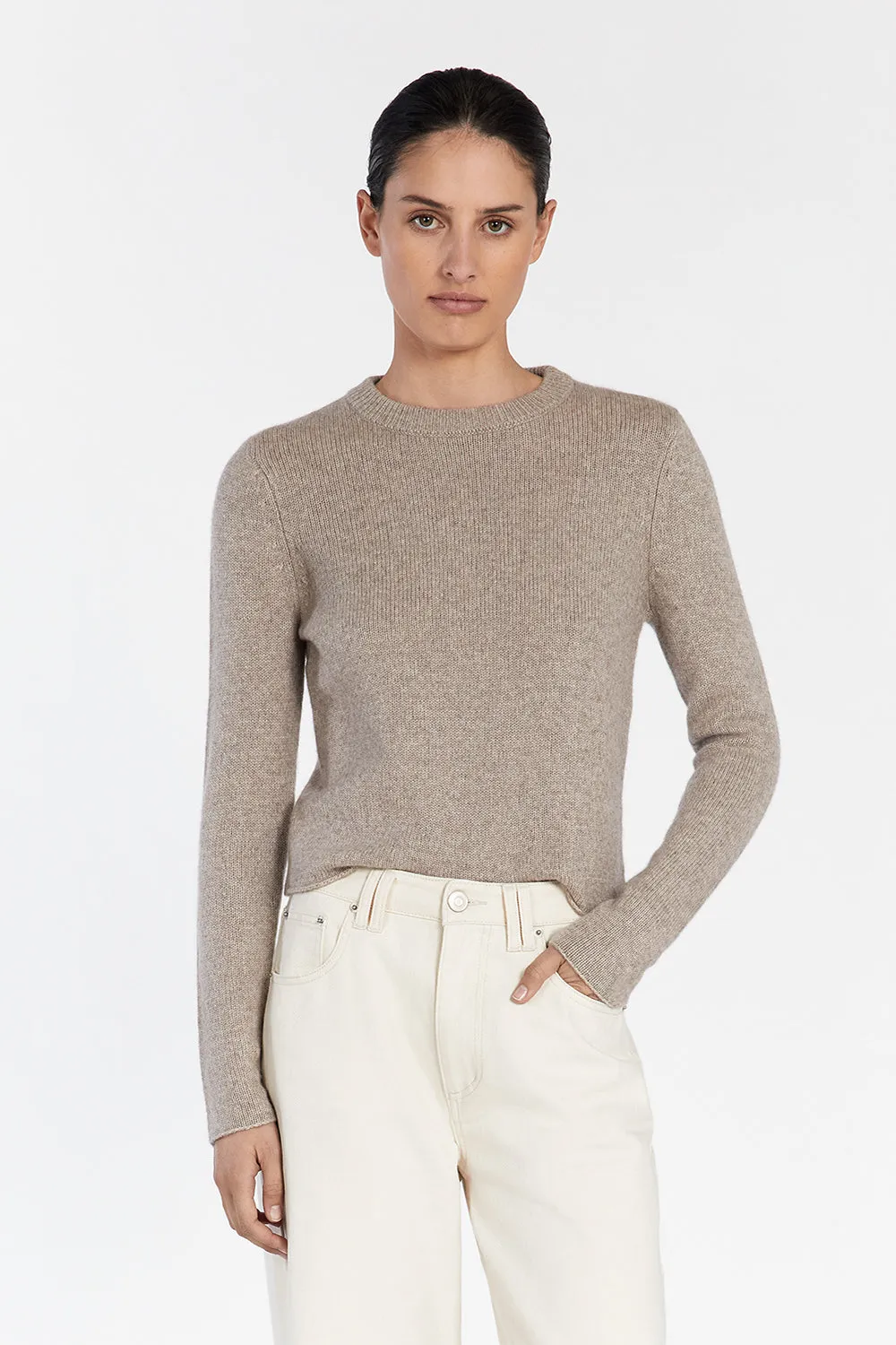 IMOGENE OAT MARLE KNIT TOP sold by Dissh product image thumbnail 2