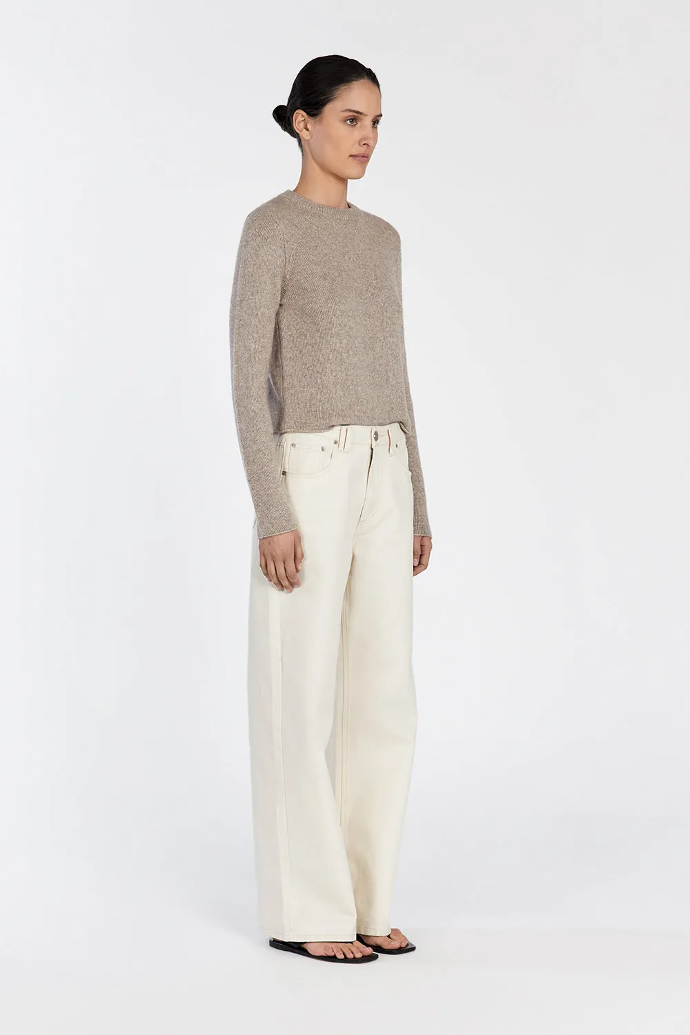 IMOGENE OAT MARLE KNIT TOP sold by Dissh product image thumbnail 3