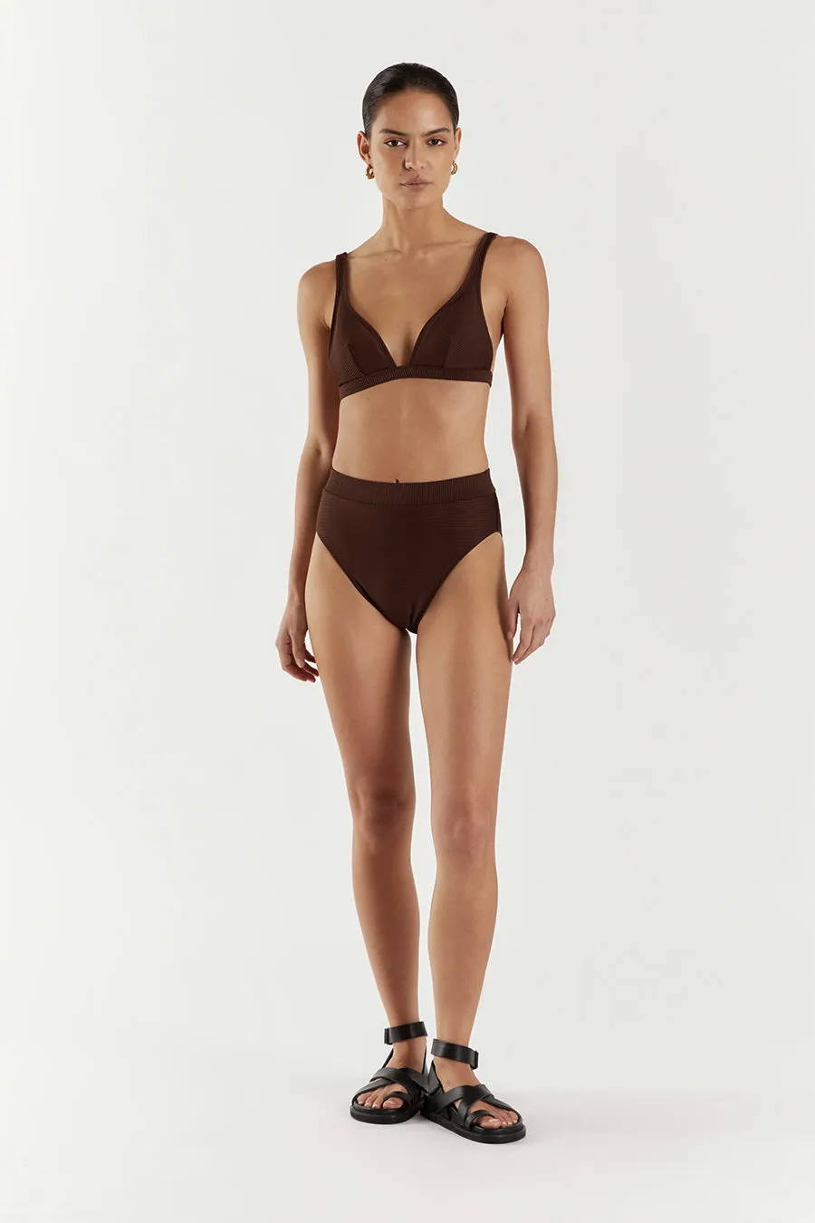 AMAYA CHOC TRIANGLE BIKINI TOP sold by Dissh product image thumbnail 2