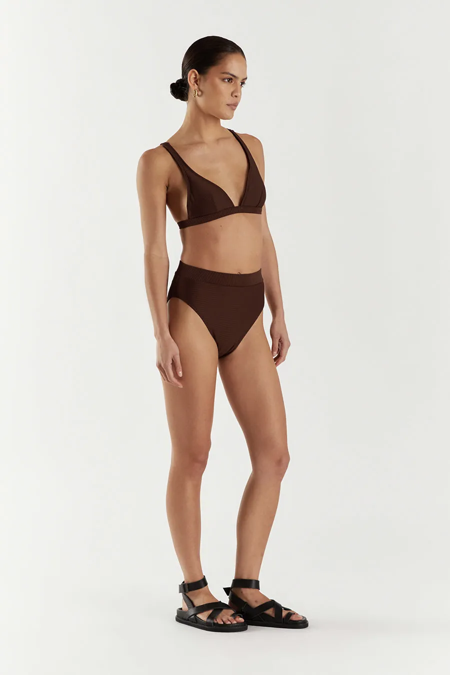 AMAYA CHOC TRIANGLE BIKINI TOP sold by Dissh product image thumbnail 3