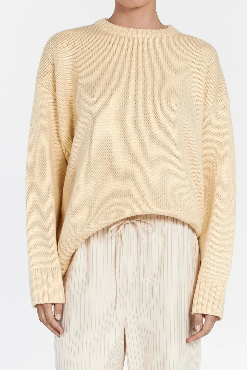 LILAH LEMON LONGLINE KNIT JUMPER sold by Dissh product image thumbnail 5