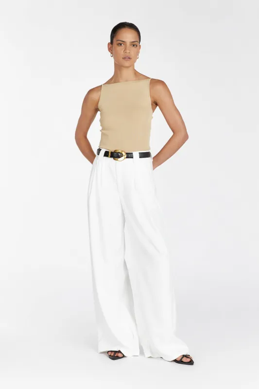 TAYLOR SAND KNIT TANK sold by Dissh