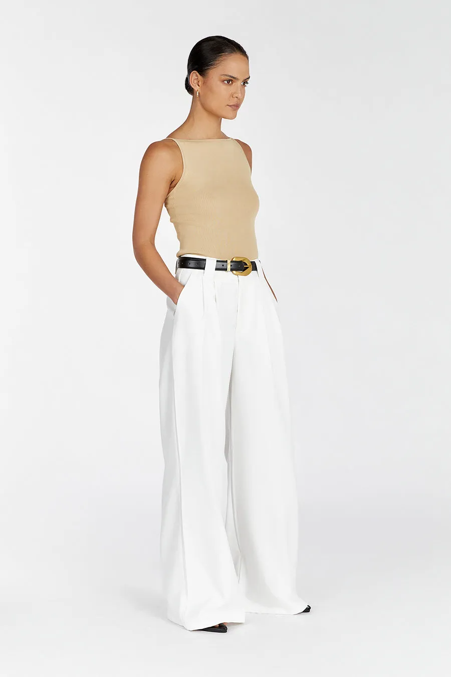 TAYLOR SAND KNIT TANK sold by Dissh product image thumbnail 3