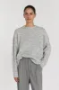 ANDERSON SILVER MARLE KNIT JUMPER sold by Dissh