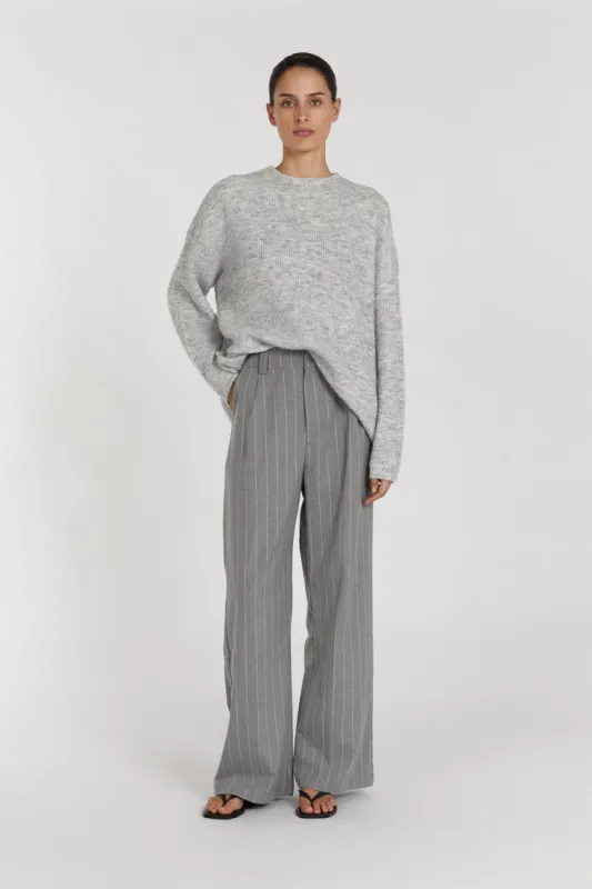 ANDERSON SILVER MARLE KNIT JUMPER sold by Dissh