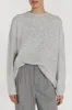 ANDERSON SILVER MARLE KNIT JUMPER sold by Dissh