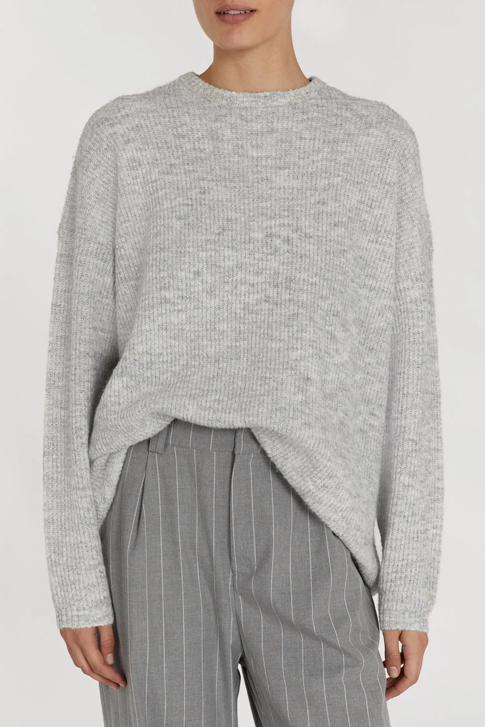 ANDERSON SILVER MARLE KNIT JUMPER sold by Dissh product image thumbnail 5