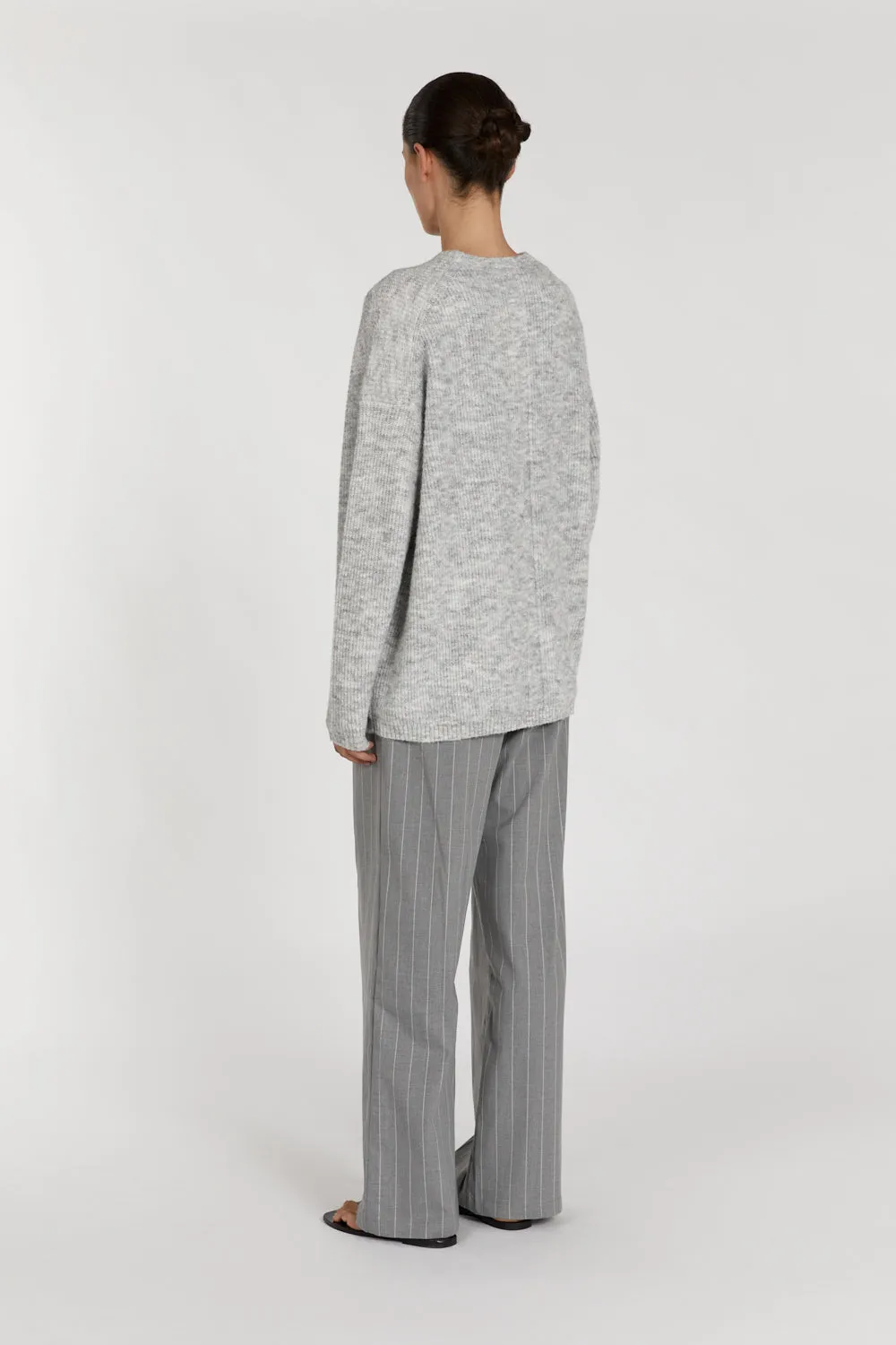 ANDERSON SILVER MARLE KNIT JUMPER sold by Dissh product image thumbnail 4