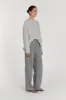 ANDERSON SILVER MARLE KNIT JUMPER sold by Dissh