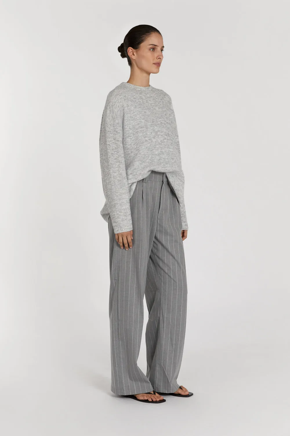 ANDERSON SILVER MARLE KNIT JUMPER sold by Dissh product image thumbnail 3