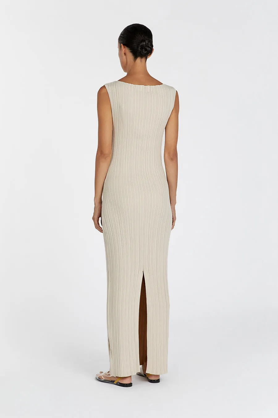 SIENNA STONE KNIT MIDI DRESS sold by Dissh product image thumbnail 4