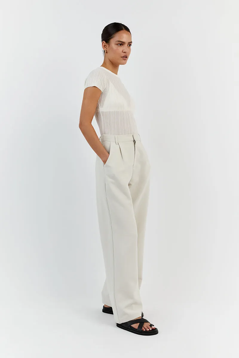 HARPER IVORY CAP SLEEVE TOP sold by Dissh product image thumbnail 3