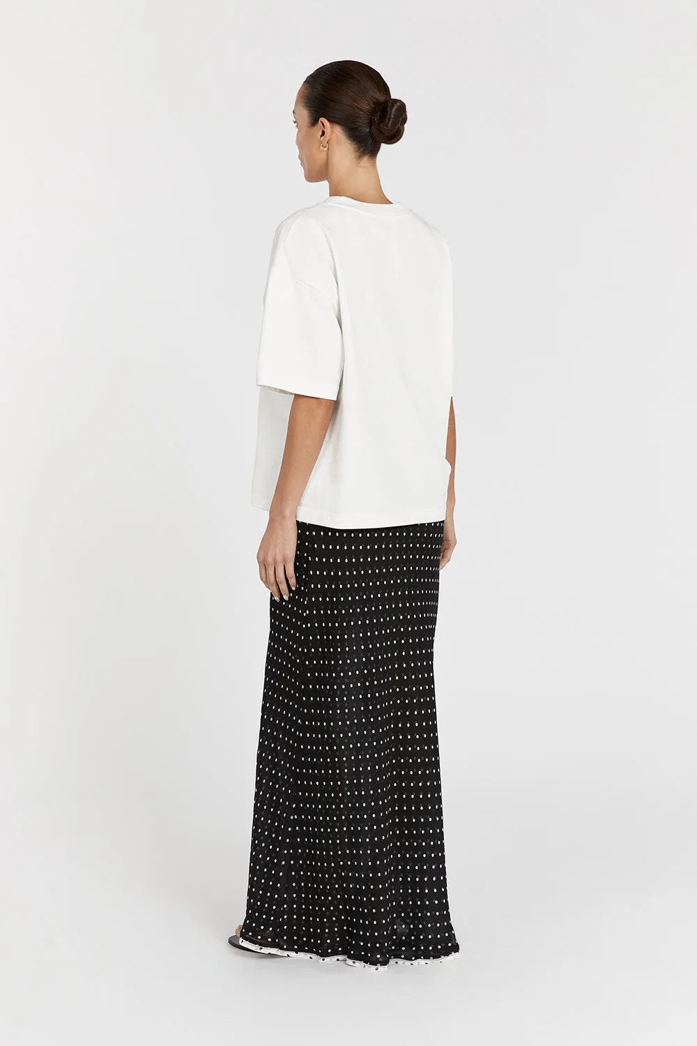 WINONA BLACK SPOT MIDI SKIRT sold by Dissh product image thumbnail 5