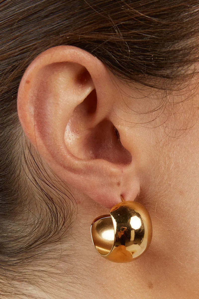 CENDRE CHATEAU GOLD HOOP EARRINGS sold by Dissh product image thumbnail 4