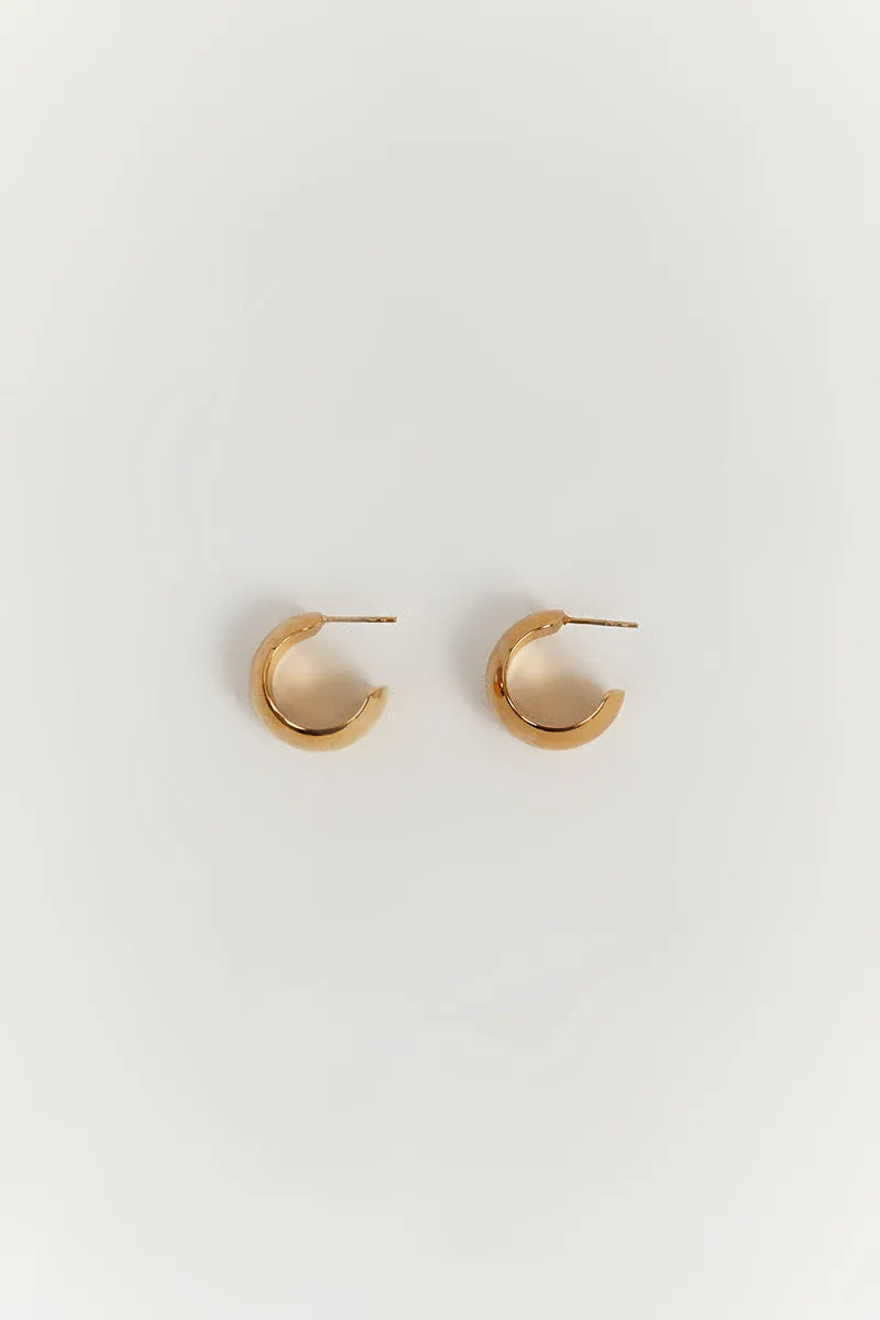 CENDRE CHATEAU GOLD HOOP EARRINGS sold by Dissh product image thumbnail 2