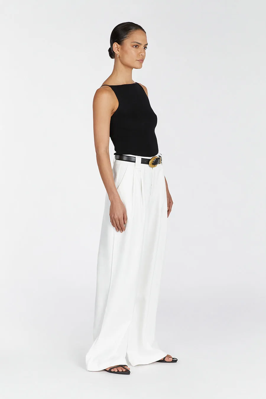 TAYLOR BLACK KNIT TANK sold by Dissh product image thumbnail 3