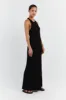 RIVER BLACK BACKLESS MAXI DRESS sold by Dissh