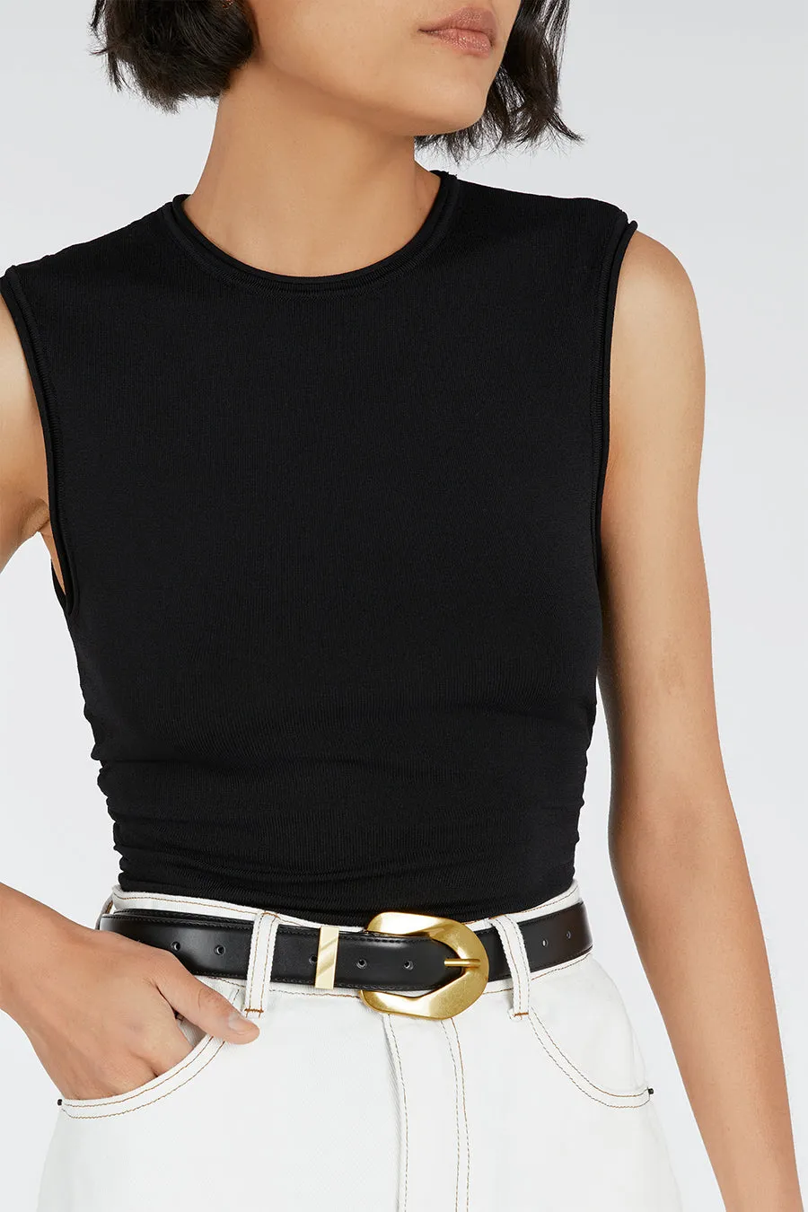 ROMY BLACK SLEEVELESS TOP sold by Dissh product image thumbnail 5